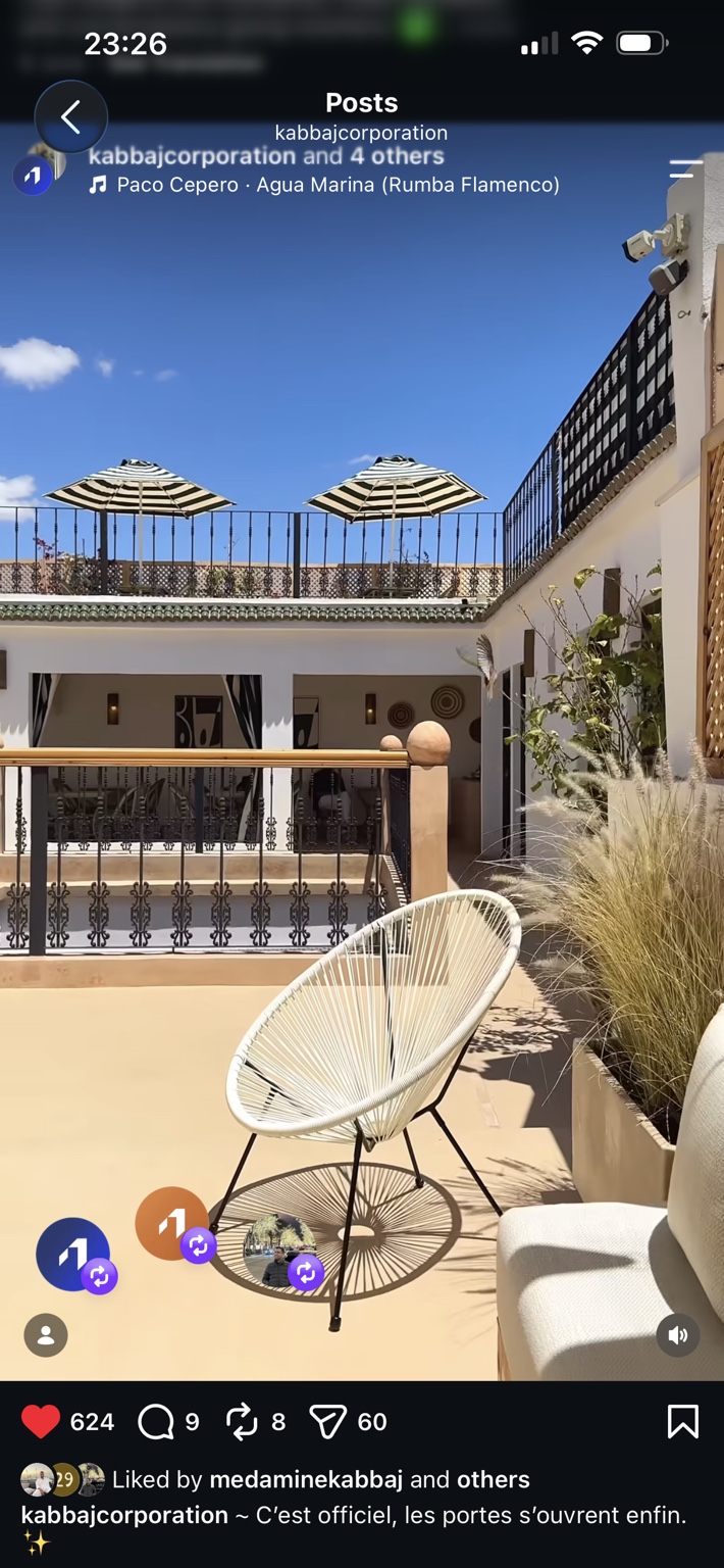 Riad rénové à Marrakech