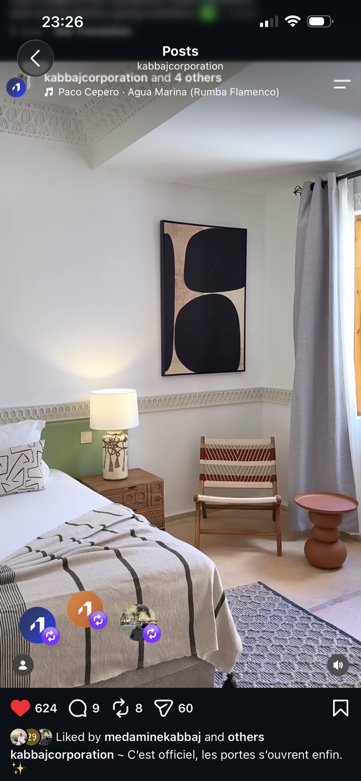 Chambre rénovée